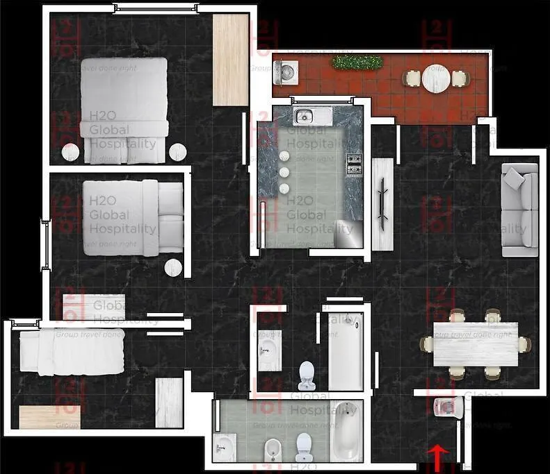 Apartment Canela Homes Barcelona Park Gueell